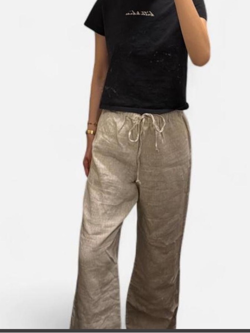 Reformation olina linen pants